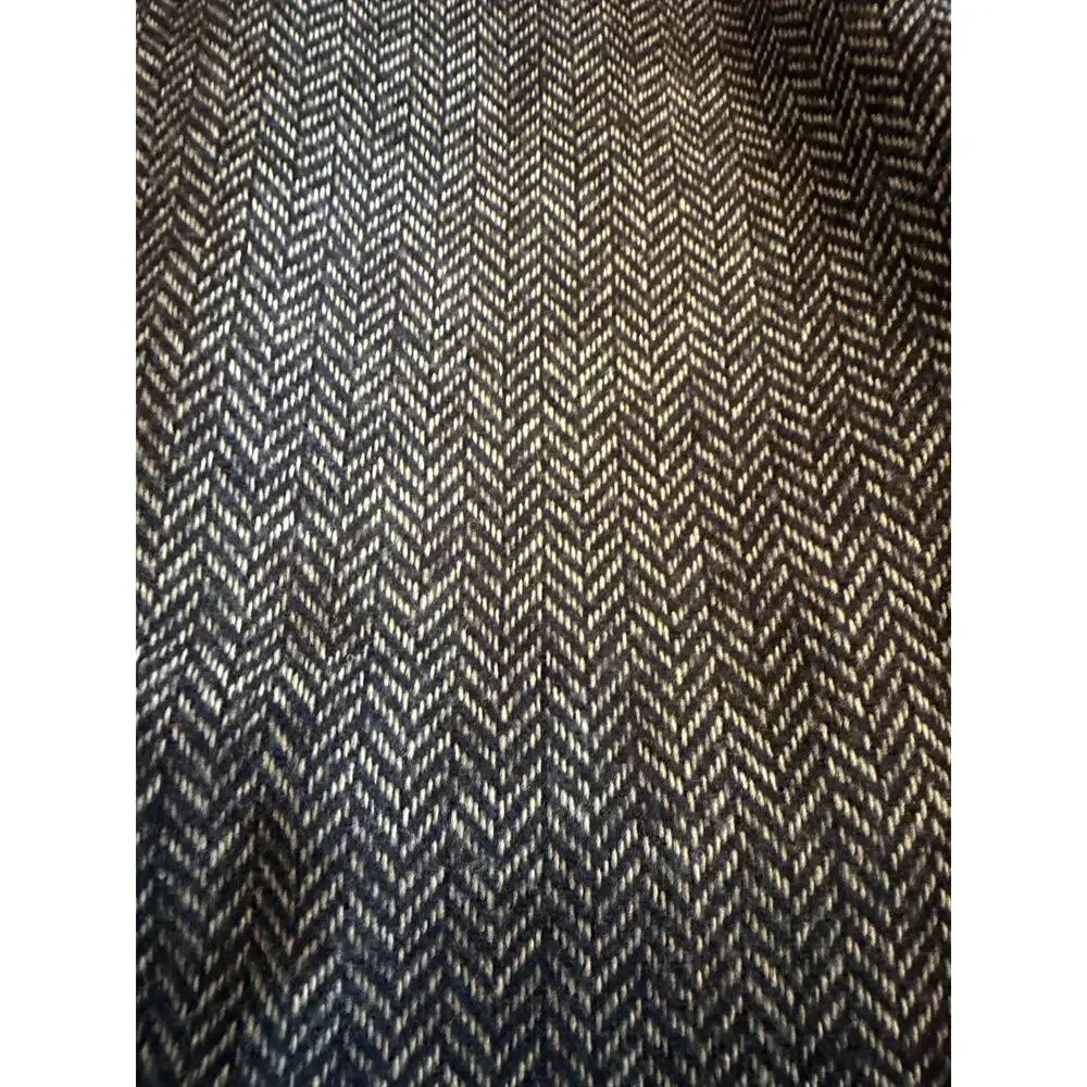 The Territory Ahead MENS Pants 37x30 Gray Herringbone Tweed Lined Straight